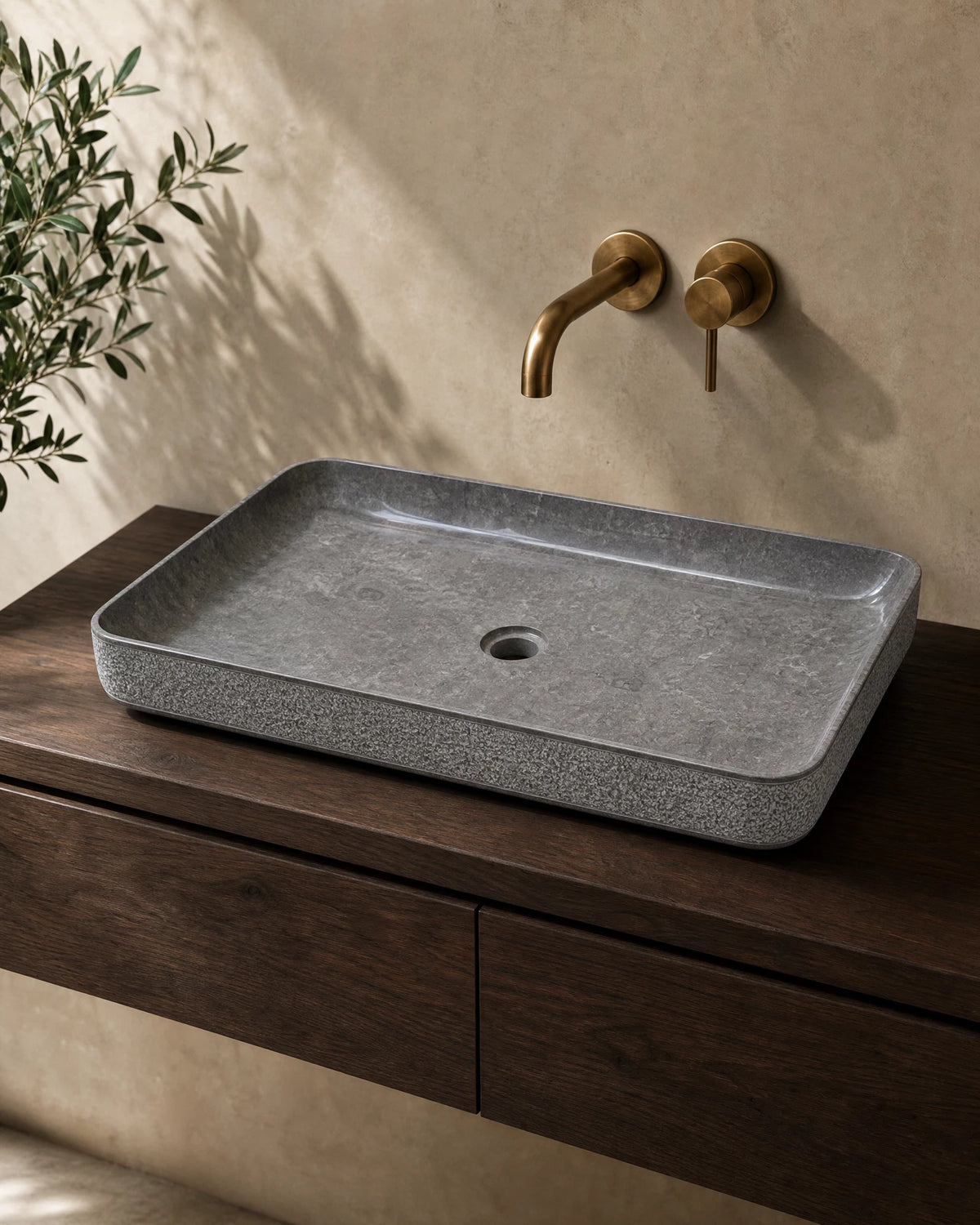 Lavabo Cobalto de GRADO PÉTREO — portada rectangular 60 × 40 cm